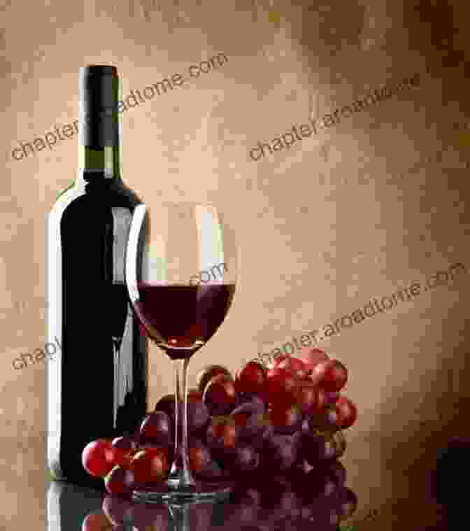 A Bunch Of Grapes With A Wine Glass In The Background Grape: Fun Facts On Fruits And Vegetables 49