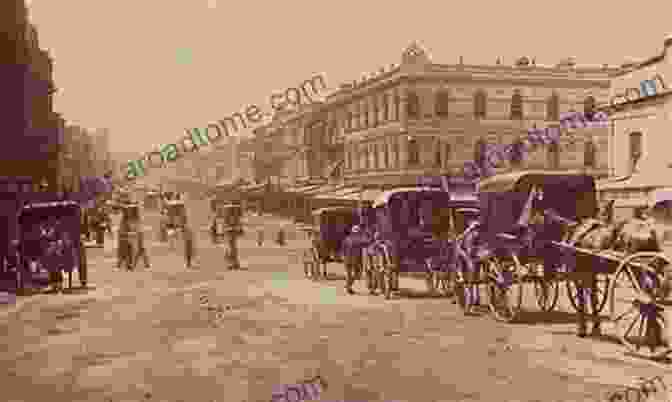 A Horse Drawn Cab In Early Melbourne TAXI: Melbourne Iconic Neil McClure