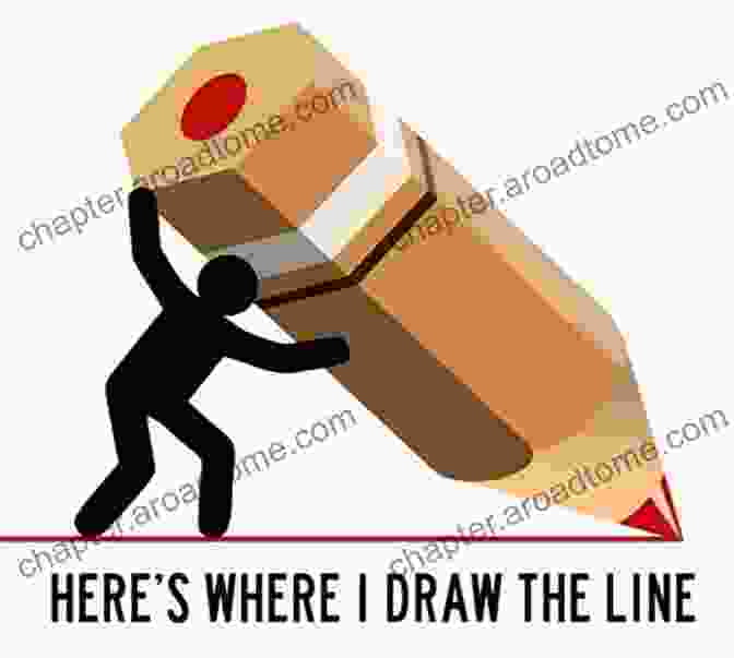 A Man Drawing A Boundary Line, Symbolizing His Ability To Set And Maintain Boundaries Journey To Happy Ending 19: A Henpecked Husband (Journey To Happy Ending Series)