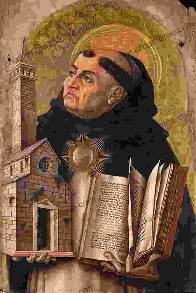 A Painting Depicting St. Thomas Aquinas Contemplating The Nature Of Reality Summa Of The Summa: The Essential Philosophical Passages Of St Thomas Aquinas Summa Theologica