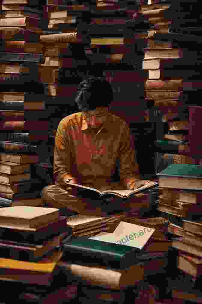 A Person Reading A Book In A Library, Surrounded By Bookshelves, Representing The Pursuit Of Knowledge. Secrets Of The Mind: Ralph Waldo Emerson S Keys To Expansive Mental Powers