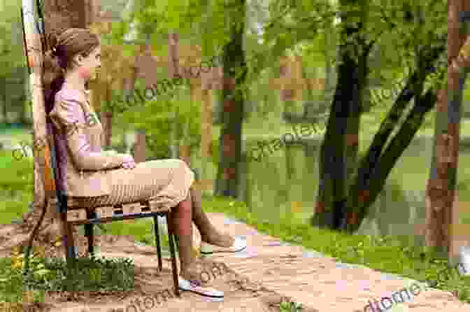 A Photo Of A Woman Sitting On A Bench In A Park, Looking Up At The Sky. She Is Holding A Book In Her Lap And Her Face Is Streaked With Tears. GRIEF: 5 Lives 5 Stories 1 Need Acceptance