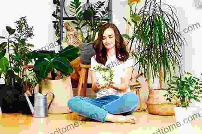 A Woman Tending To Her Indoor Houseplants, Surrounded By Lush Greenery. Practical Houseplant Zia Allaway