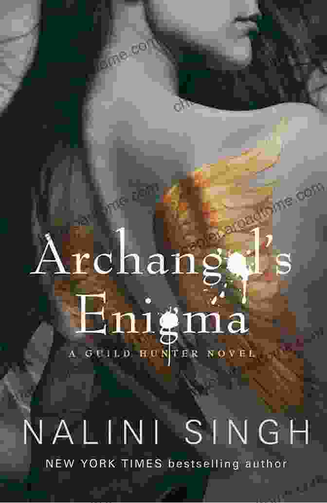 Archangel's Enigma Book Cover Featuring A Woman With Wings And A Sword Archangel S Enigma (Guild Hunter 8)