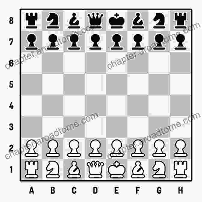 Chess Board Diagram Illustrating A Mid Game Position Karpov S 300 Games Volume 12: Illustrated Chess A Diagram For Every Move