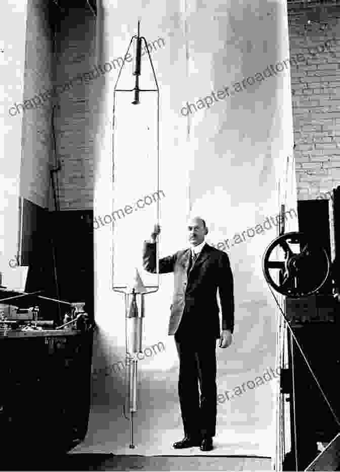 Dr. Robert Goddard With His Rocket Plane Beyond Blue Skies: The Rocket Plane Programs That Led To The Space Age (Outward Odyssey: A People S History Of Spaceflight)