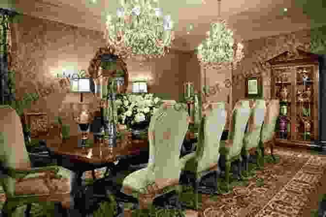 Elegant Dining Room With Crystal Chandelier And Antique Furniture The Estate House Re Designed Minsoo Kang