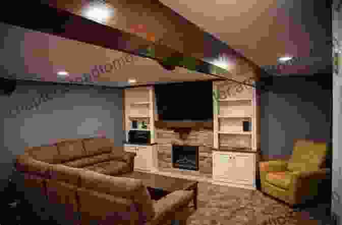 Finished Basement With Built In Storage, Media Center, And Reclining Chairs Make It Right: Attics And Basements