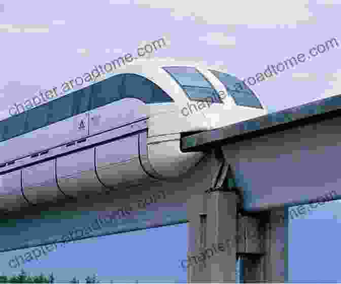 Image Of A Maglev Train Levitating Above Its Tracks High Speed Rail In The US: Super Trains For The Millennium