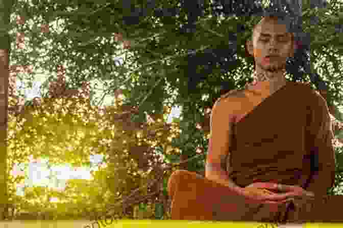 Jain Monk Meditating In A Serene Forest, Symbolizing The Harmonious Coexistence Between Jainism And Nature Jainism And Environmental Politics (Routledge Focus On Environment And Sustainability)