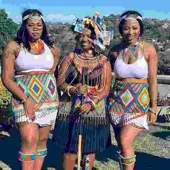 Lulu, Adorned In Traditional Zulu Attire, Standing Tall And Proud Amidst A Vibrant Cultural Celebration, Reflecting The Fusion Of Cultural Identity And Female Empowerment. A Little Violence Nicolette Mashile