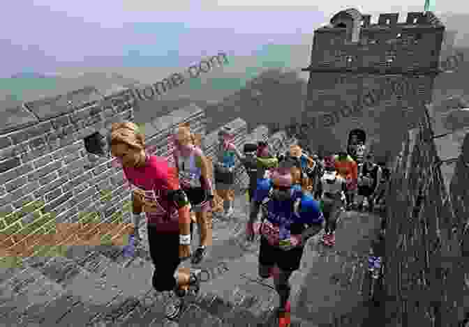 Runners Running Along The Great Wall Of China During The Great Wall Marathon 26 Miles To Boston: A Guide To The World S Most Famous Marathon