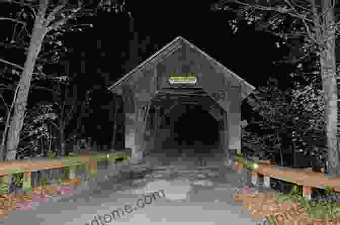 Spooky Image Of A Covered Bridge Shrouded In Darkness Haunted Wausau: The Ghostly History Of Big Bull Falls (Haunted America)