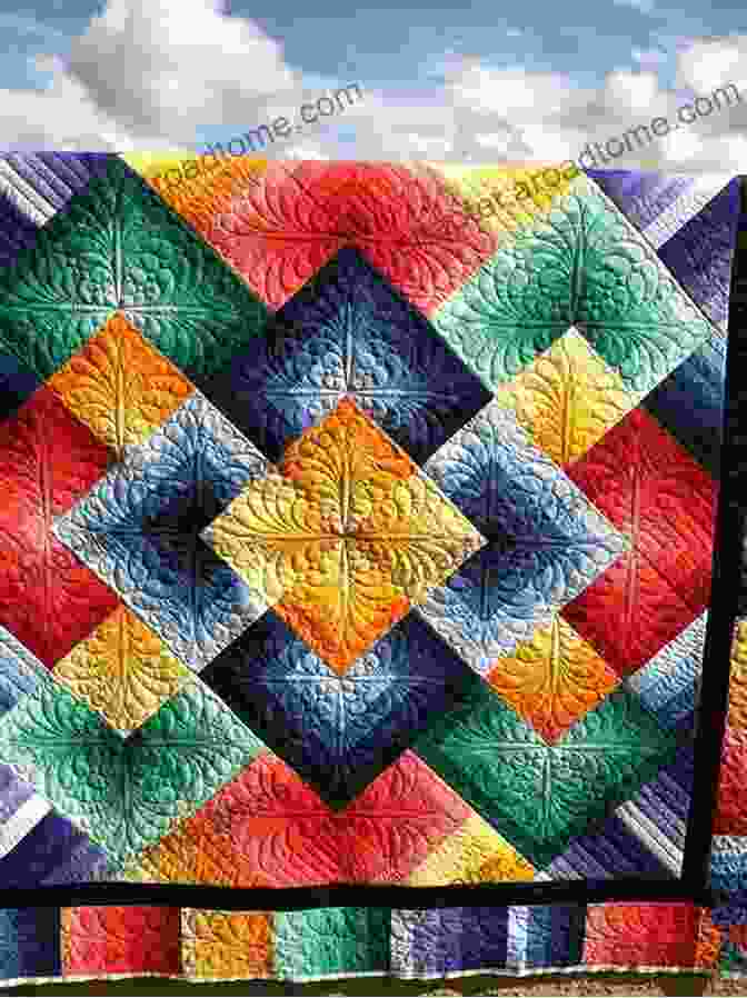 Stunning Machine Quilted Quilt With Intricate Patterns And Vibrant Colors Pat Sloan S Teach Me To Machine Quilt: Learn The Basics Of Walking Foot And Free Motion Quilting