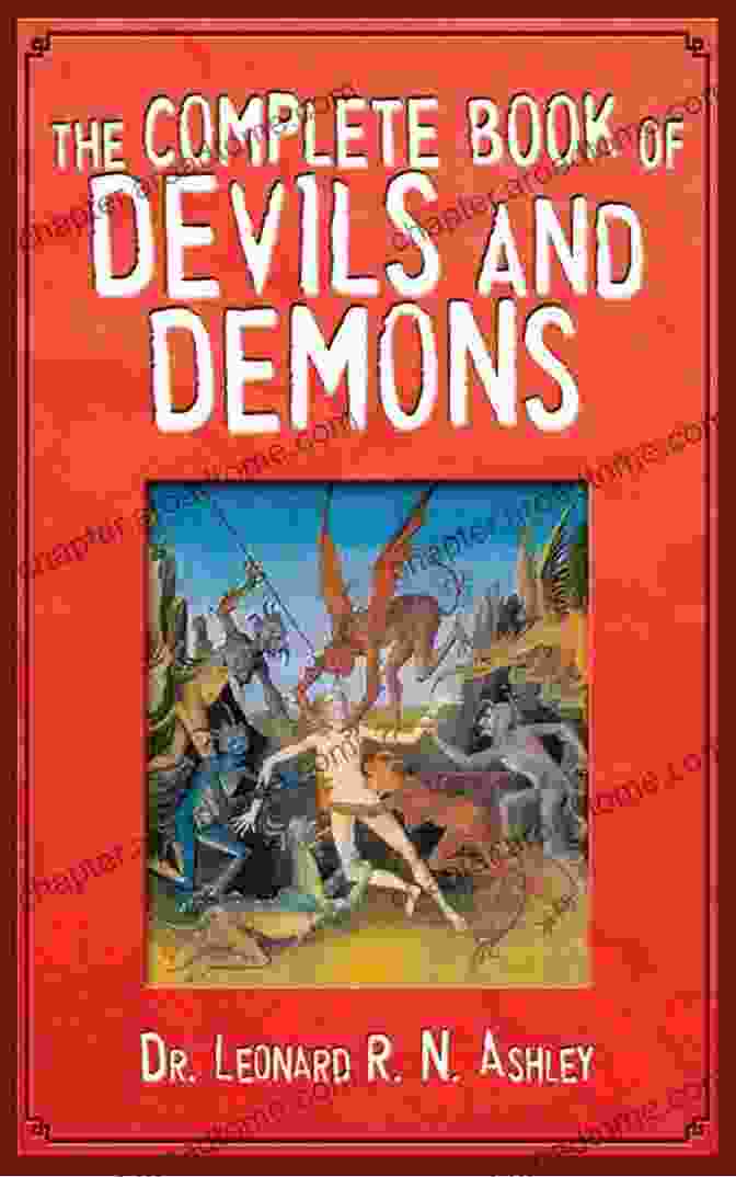 The Big Book Of Devils And Demons, Volume 12 Cover Features A Menacing Demon On A Blood Red Background, With Intricate Black Lettering. The Big Of Devils And Demons (The Greatest Collection 12)