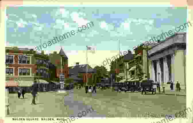 Vintage Postcard Of Malden Square, Circa 1900 Malden (Postcard History Series) Nick Engler